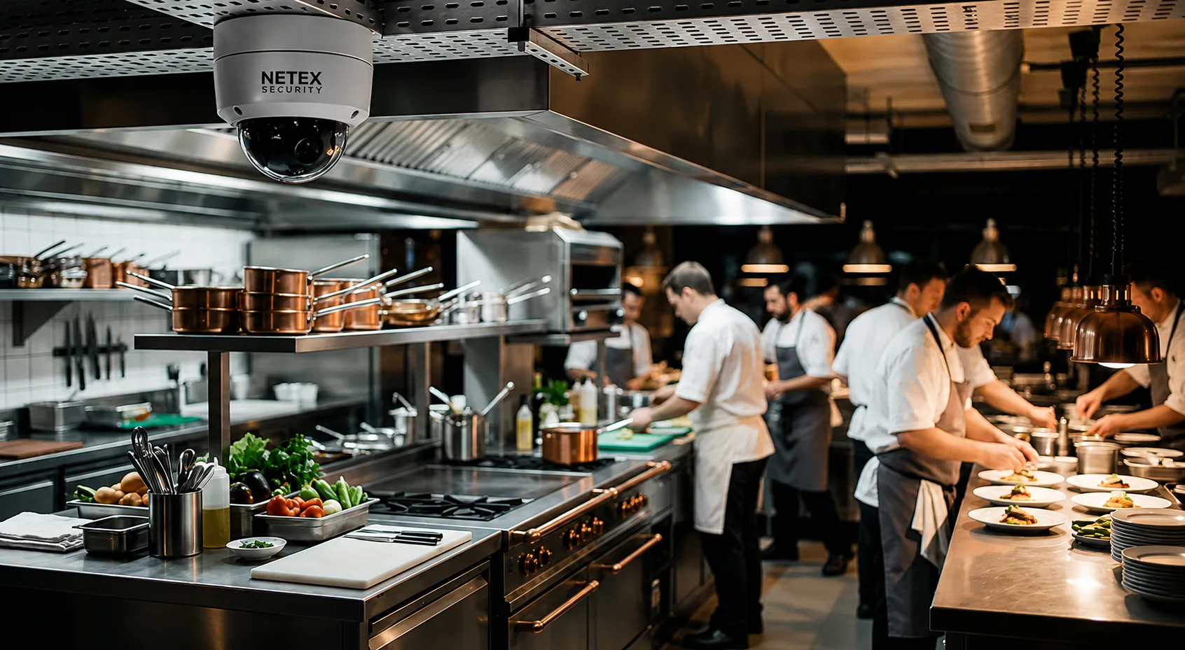 Restaurants, Cafés and Fast-Food Locations monitored by Netex Security